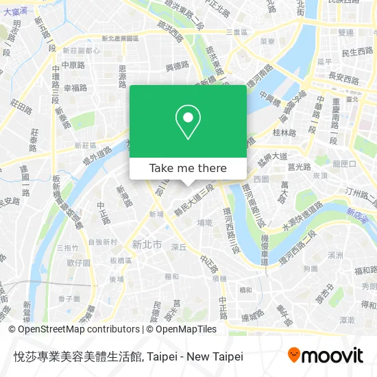 悅莎專業美容美體生活館 map