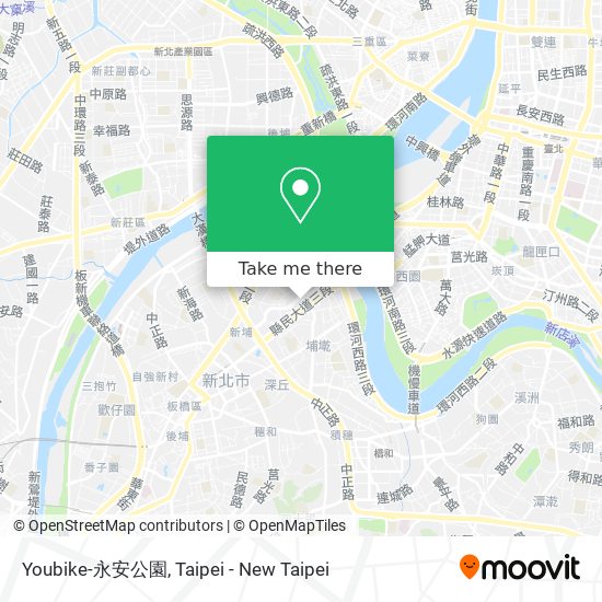 Youbike-永安公園 map
