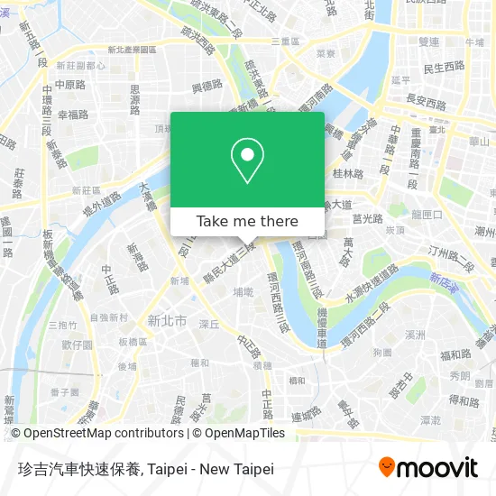 珍吉汽車快速保養 map