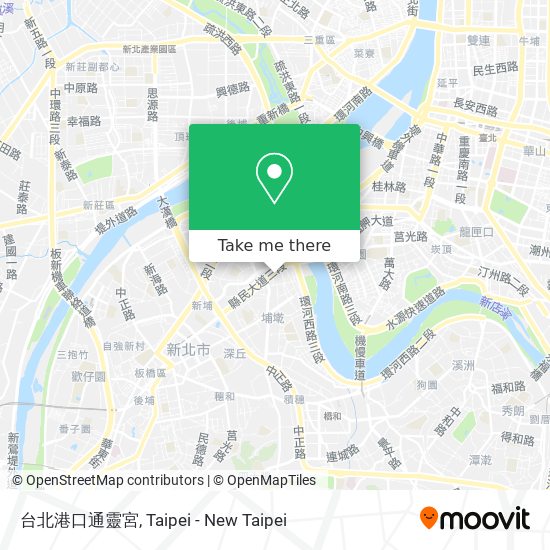 台北港口通靈宮 map