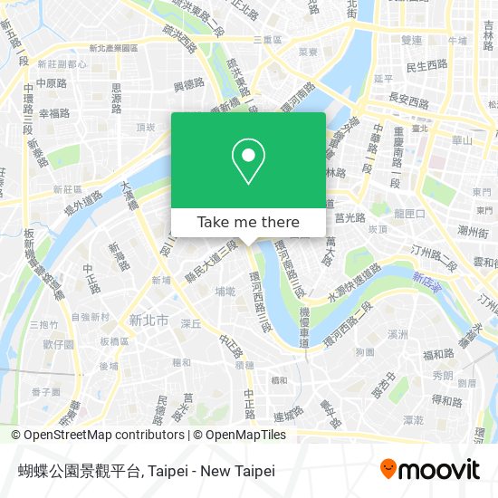 蝴蝶公園景觀平台 map