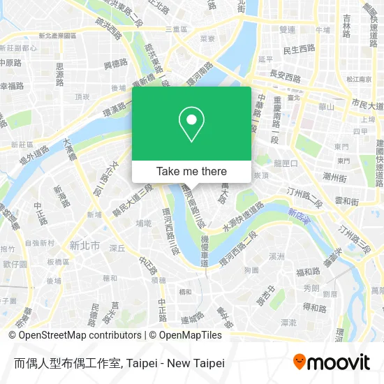 而偶人型布偶工作室地圖
