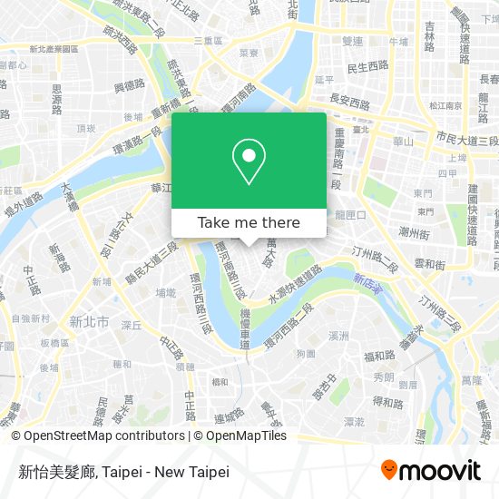 新怡美髮廊地圖