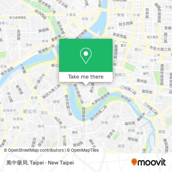 萬中藥局 map