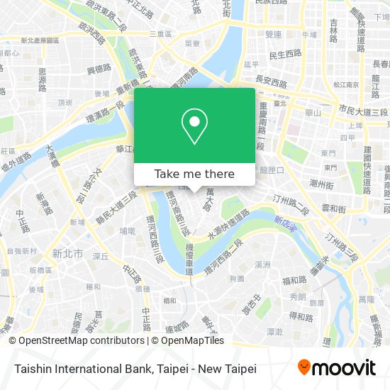 Taishin International Bank map