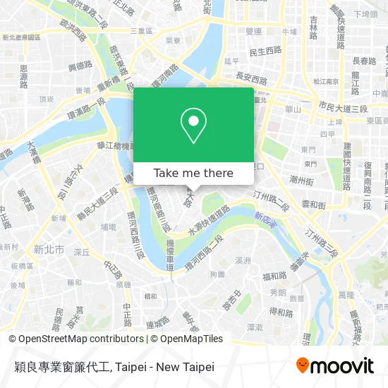 穎良專業窗簾代工 map