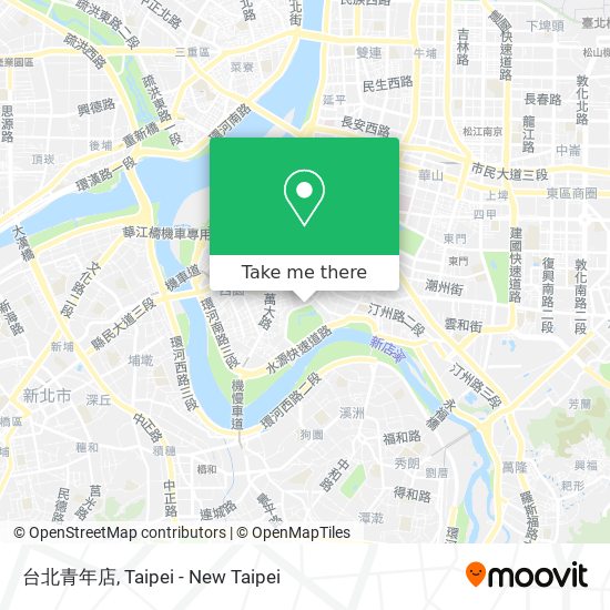 台北青年店 map