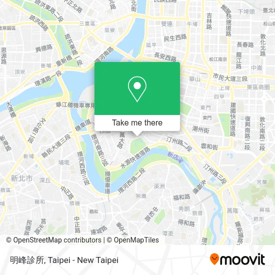 明峰診所地圖