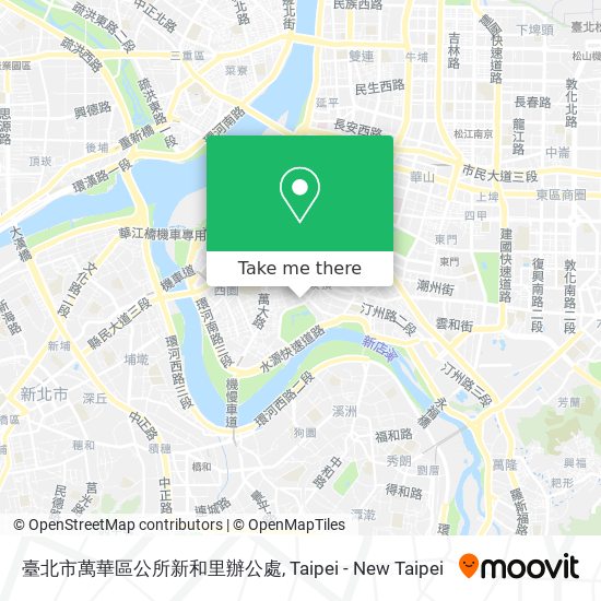 臺北市萬華區公所新和里辦公處 map