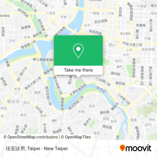 佳安診所地圖