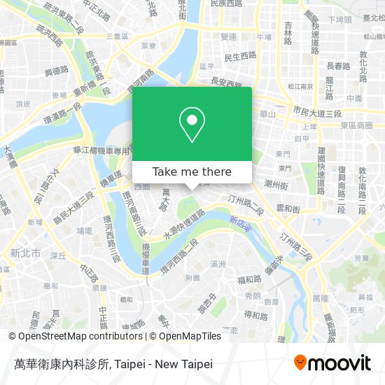 萬華衛康內科診所地圖