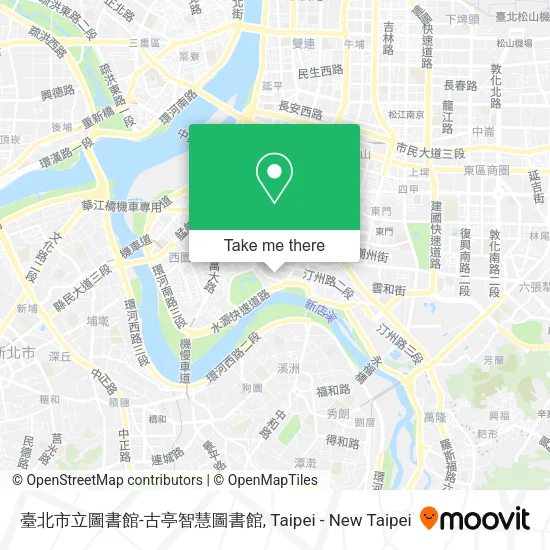 臺北市立圖書館-古亭智慧圖書館地圖