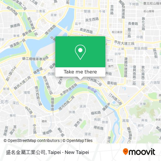 盛名金屬工業公司 map