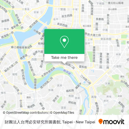 財團法人台灣必安研究所圖書館 map