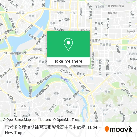 思考派文理短期補習班張耀元高中國中數學 map