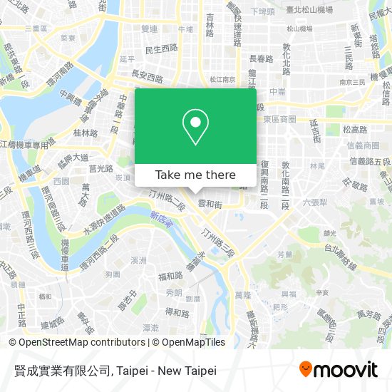 賢成實業有限公司 map