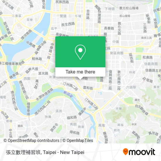 張立數理補習班地圖