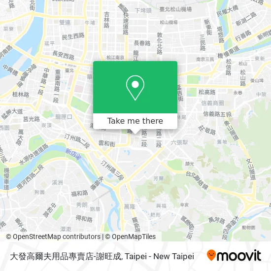 大發高爾夫用品專賣店-謝旺成 map