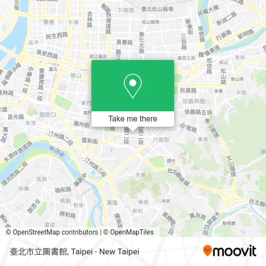 臺北市立圖書館地圖