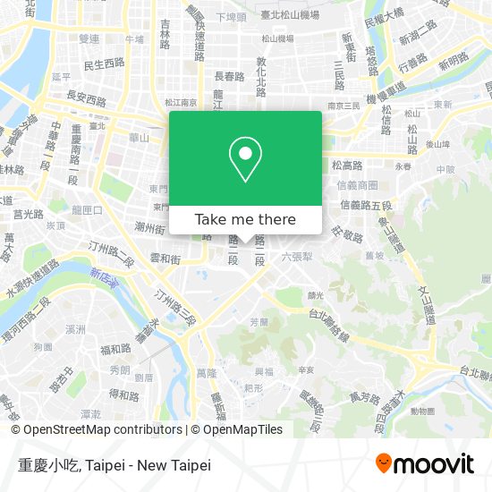 重慶小吃 map