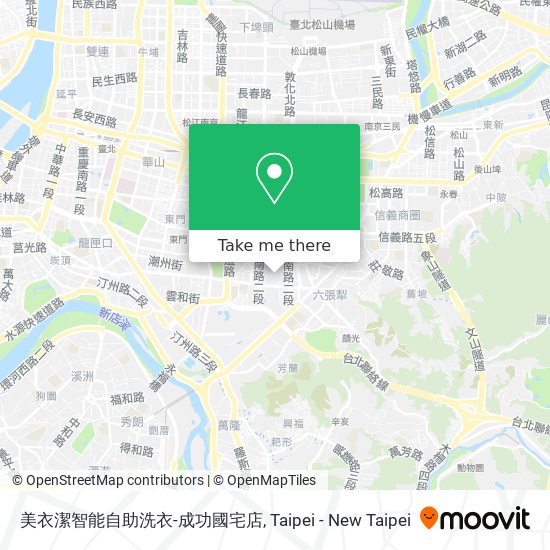 美衣潔智能自助洗衣-成功國宅店 map