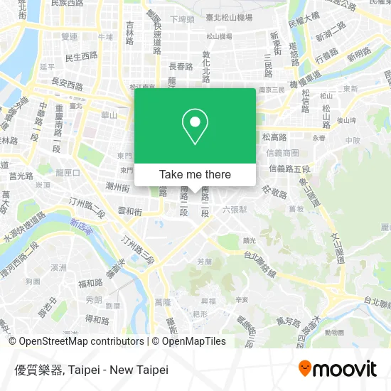 優質樂器 map