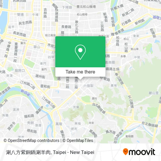 涮八方紫銅鍋涮羊肉地圖
