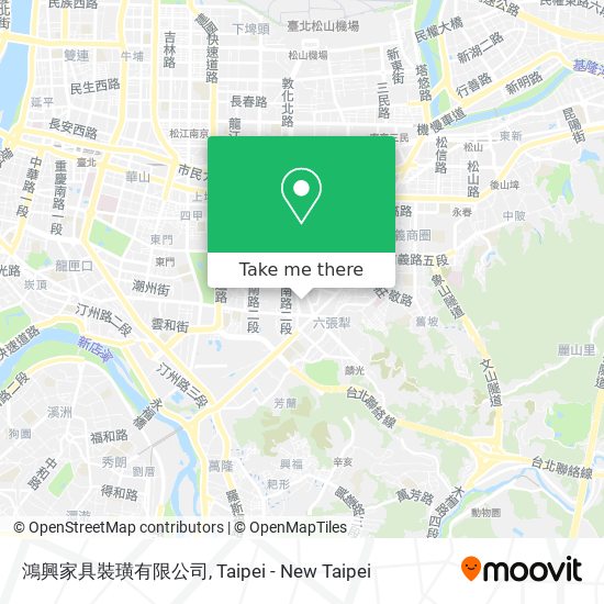 鴻興家具裝璜有限公司地圖