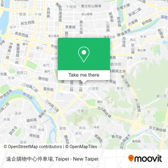 遠企購物中心停車場地圖