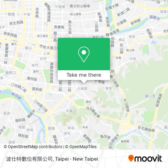 波仕特數位有限公司 map