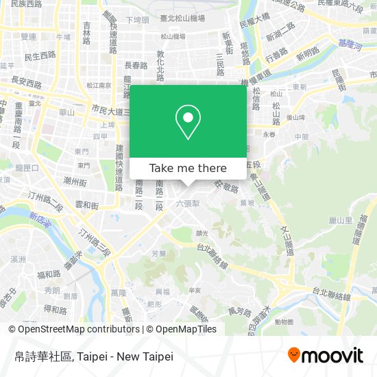 帛詩華社區 map