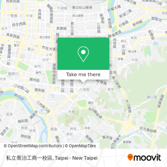 私立喬治工商一校區 map