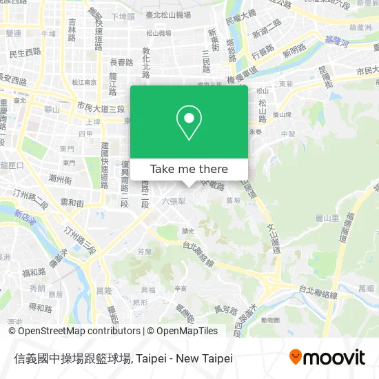 信義國中操場跟籃球場 map
