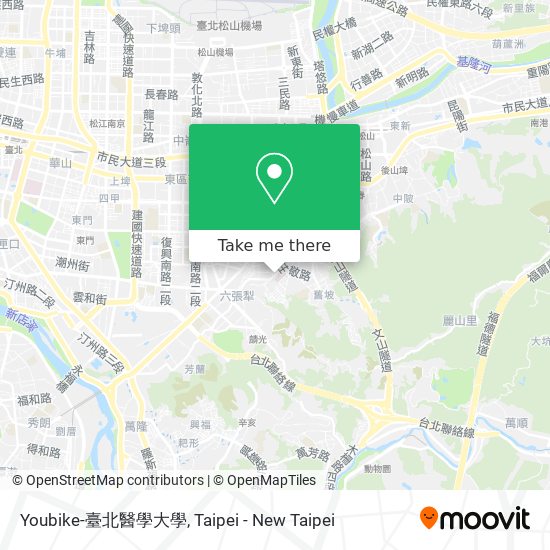 Youbike-臺北醫學大學 map