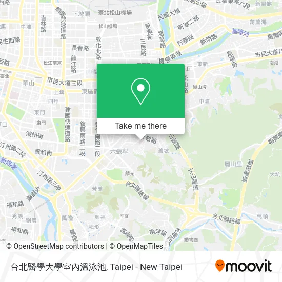 台北醫學大學室內溫泳池地圖