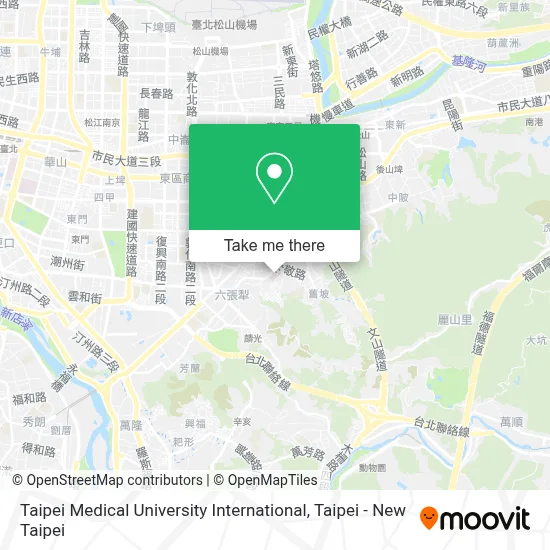 Taipei Medical University International map