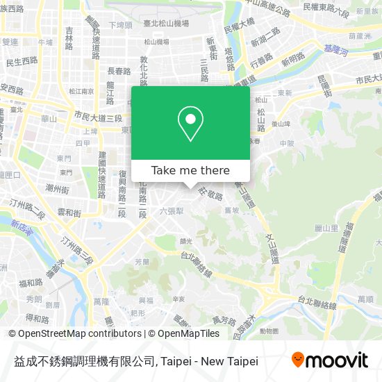 益成不銹鋼調理機有限公司 map