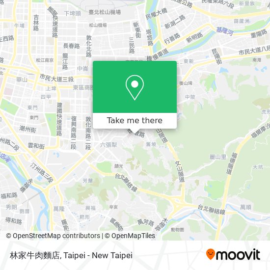 林家牛肉麵店 map