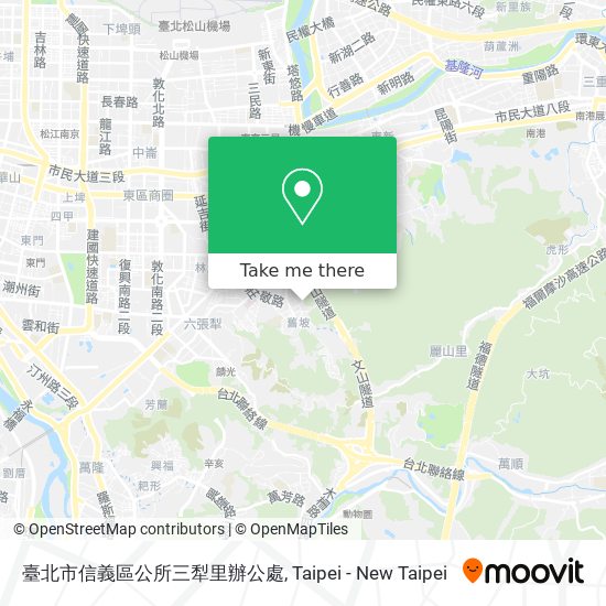 臺北市信義區公所三犁里辦公處 map