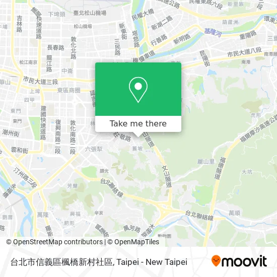 台北市信義區楓橋新村社區 map