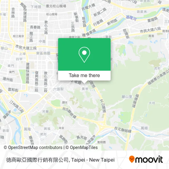 德商歐亞國際行銷有限公司地圖