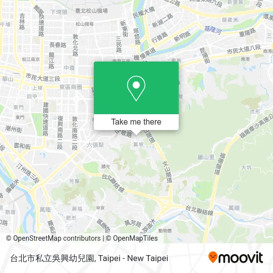 台北市私立吳興幼兒園地圖