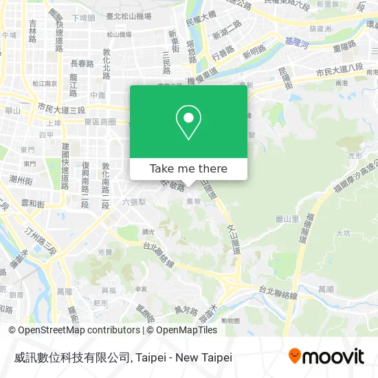 威訊數位科技有限公司 map