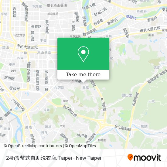 24h投幣式自助洗衣店 map