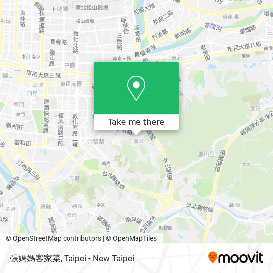 張媽媽客家菜地圖