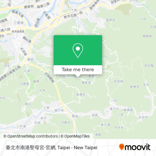 臺北市南港聖母宮-官網 map