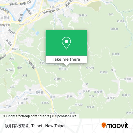 欽明有機茶園地圖