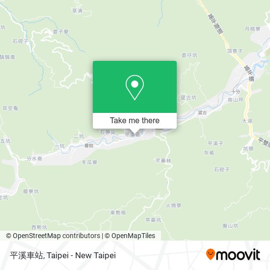平溪車站 map
