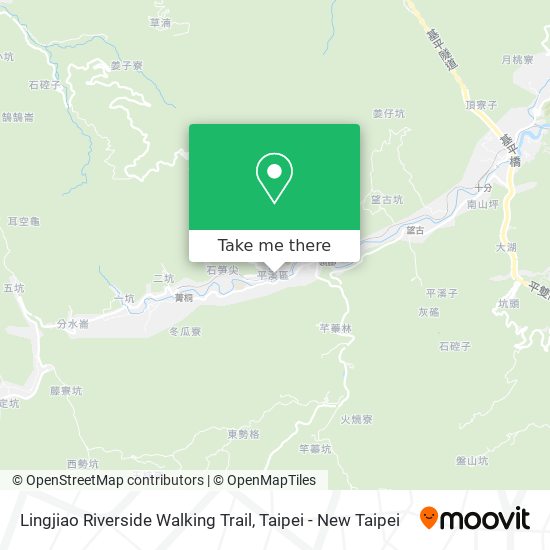 Lingjiao Riverside Walking Trail map