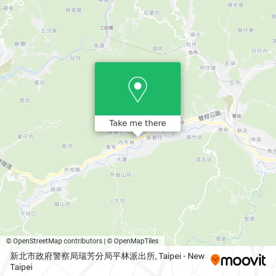 新北市政府警察局瑞芳分局平林派出所地圖